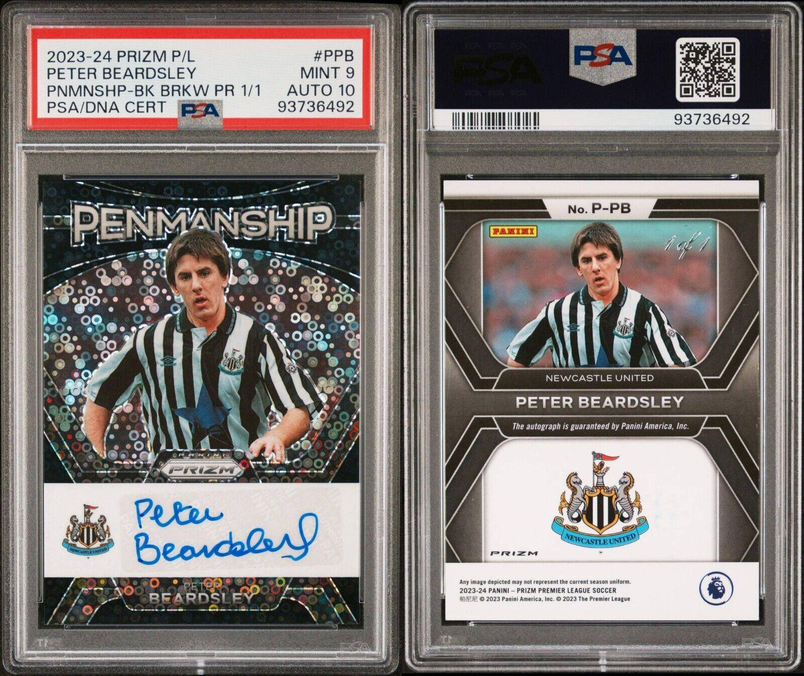 Peter Beardsley [Black Autograph] #P-PB