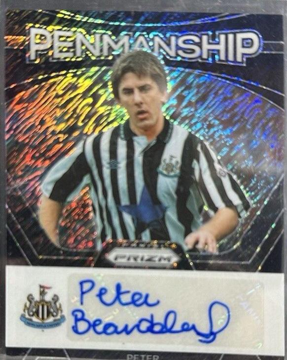 Peter Beardsley [Black Shimmer Autograph] #P-PB