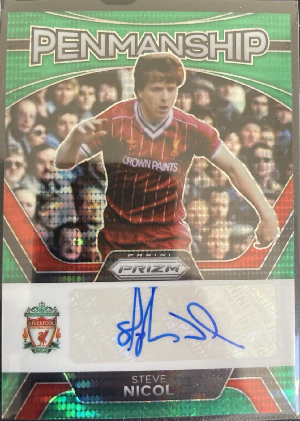 Steve Nicol [Green Pulsar Autograph] #P-SN