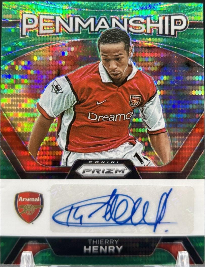 Thierry Henry [Green Pulsar Autograph] #P-TH