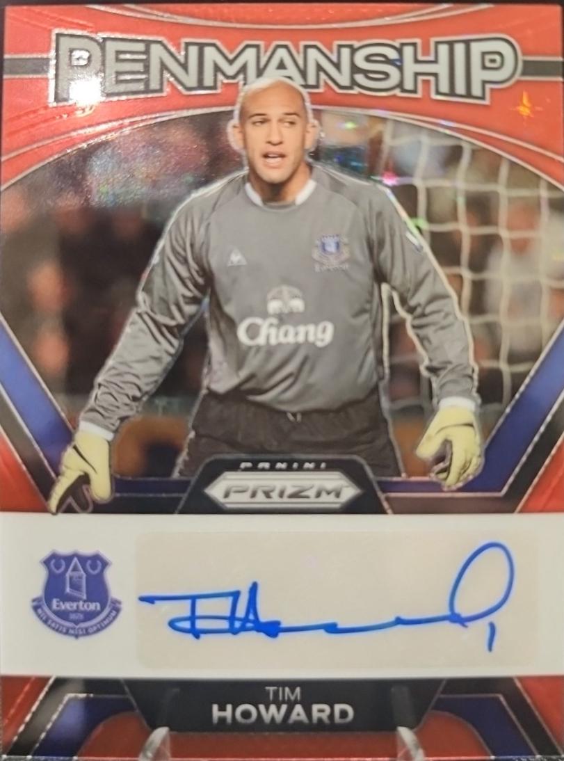 Tim Howard [Blue Shimmer Autograph] #P-THO