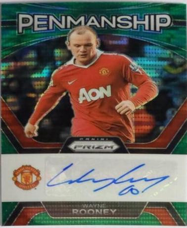 Wayne Rooney [Green Pulsar Autograph] #P-WR
