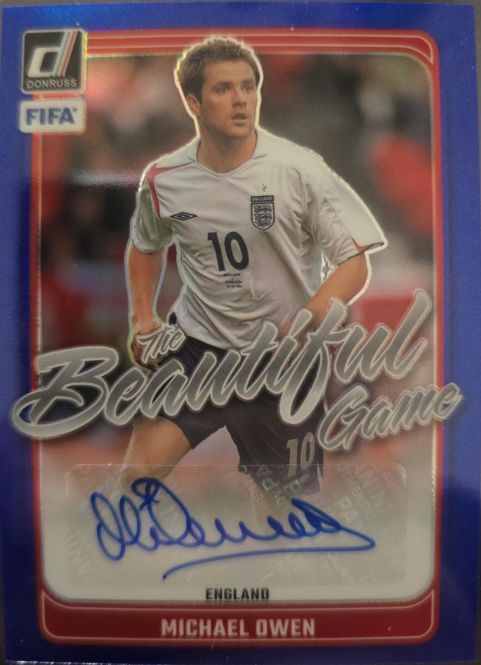 Michael Owen [Blue] #BG-MO