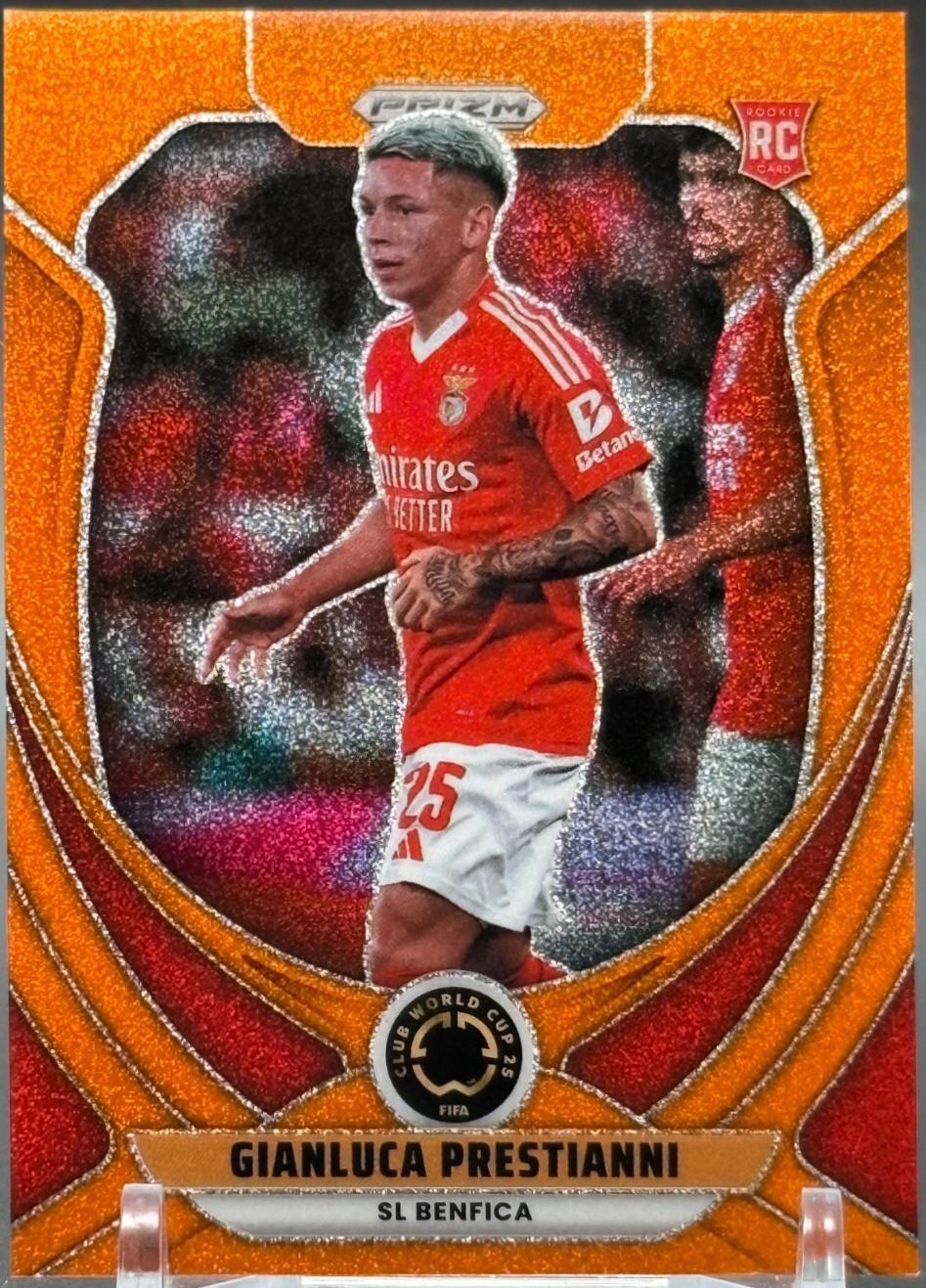 Gianluca Prestianni [Orange Glitter] #184