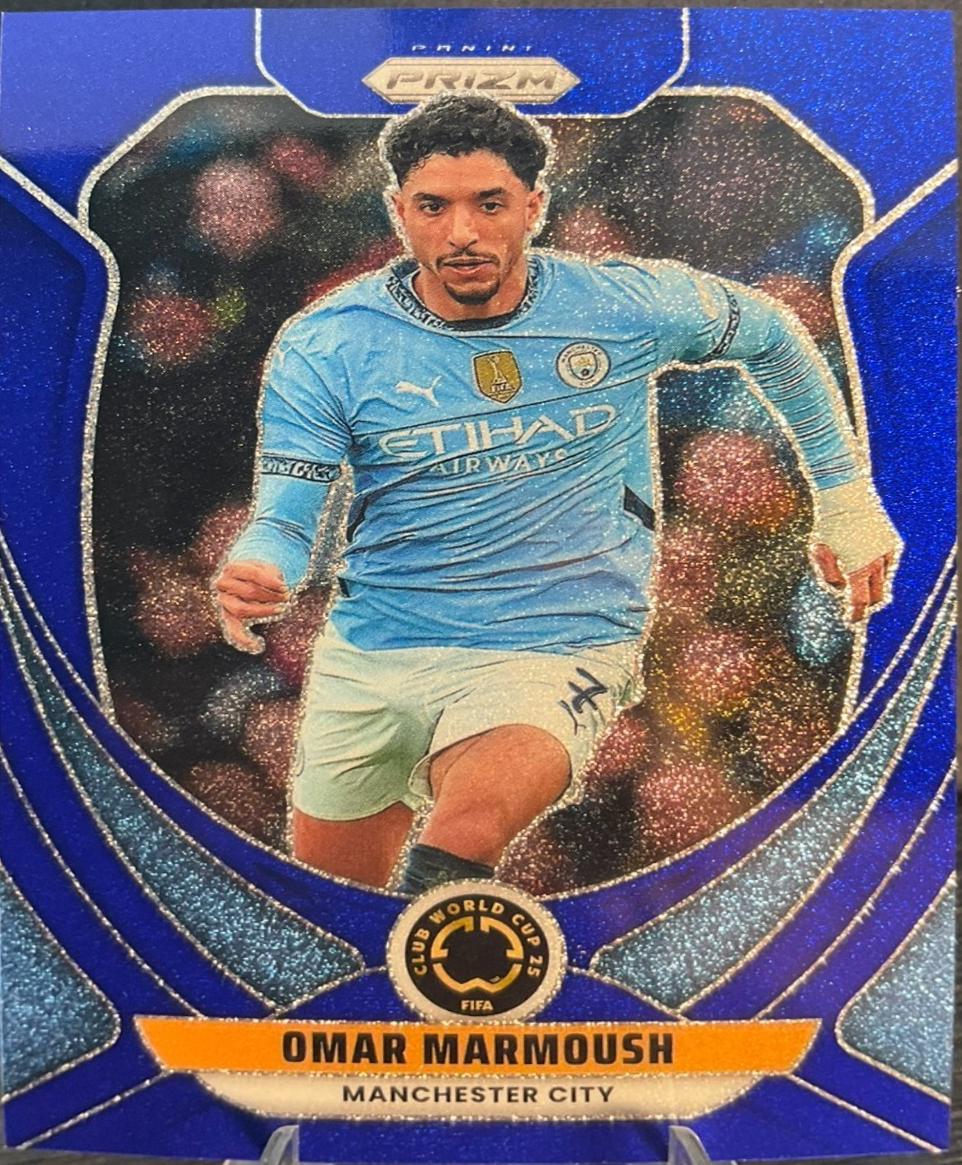 Omar Marmoush [Blue Glitter] #143