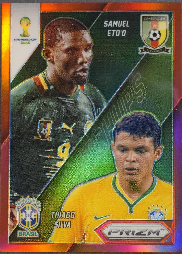 Samuel Eto'o / Thiago Silva [Red Prizm] #1