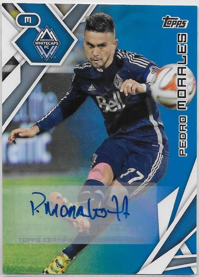 Pedro Morales [Blue Autograph] #138