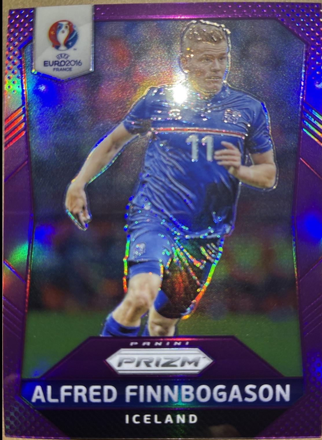 Alfred Finnbogason [Purple Prizm] #114