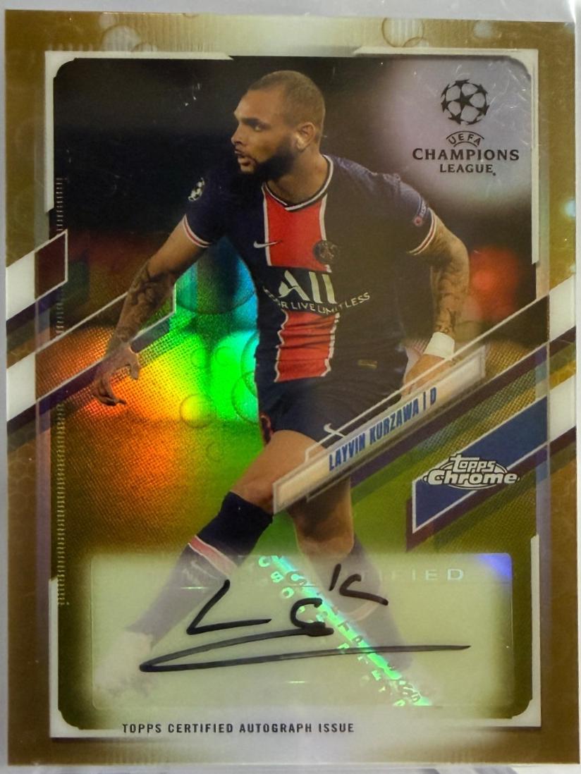 Layvin Kurzawa [Gold Bubbles Refractor] #CA-LK
