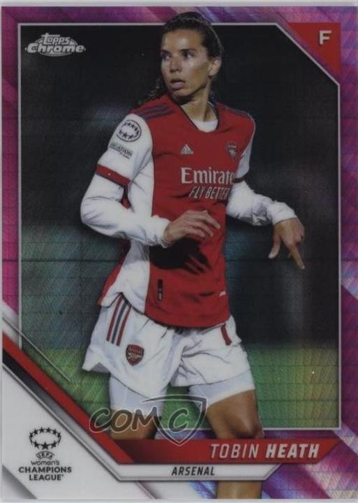 Tobin Heath [Pink Prism Refractor] #100