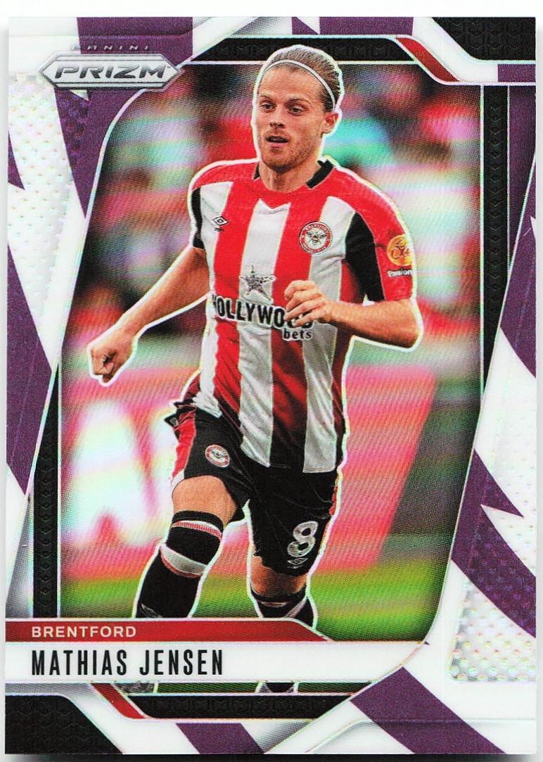 Mathias Jensen [Purple White Stripes] #249