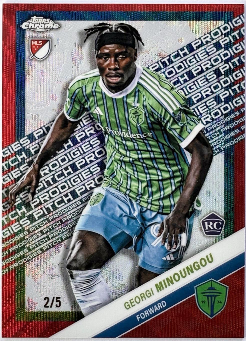 Georgi Minoungou [Red Wave Refractor] #180