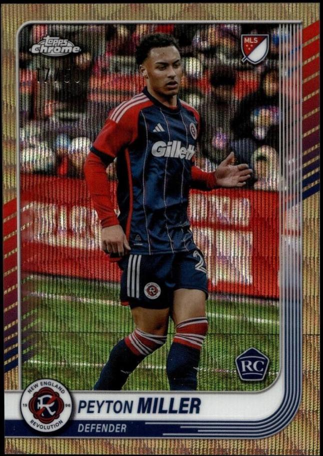 Peyton Miller [Gold Wave Refractor] #15