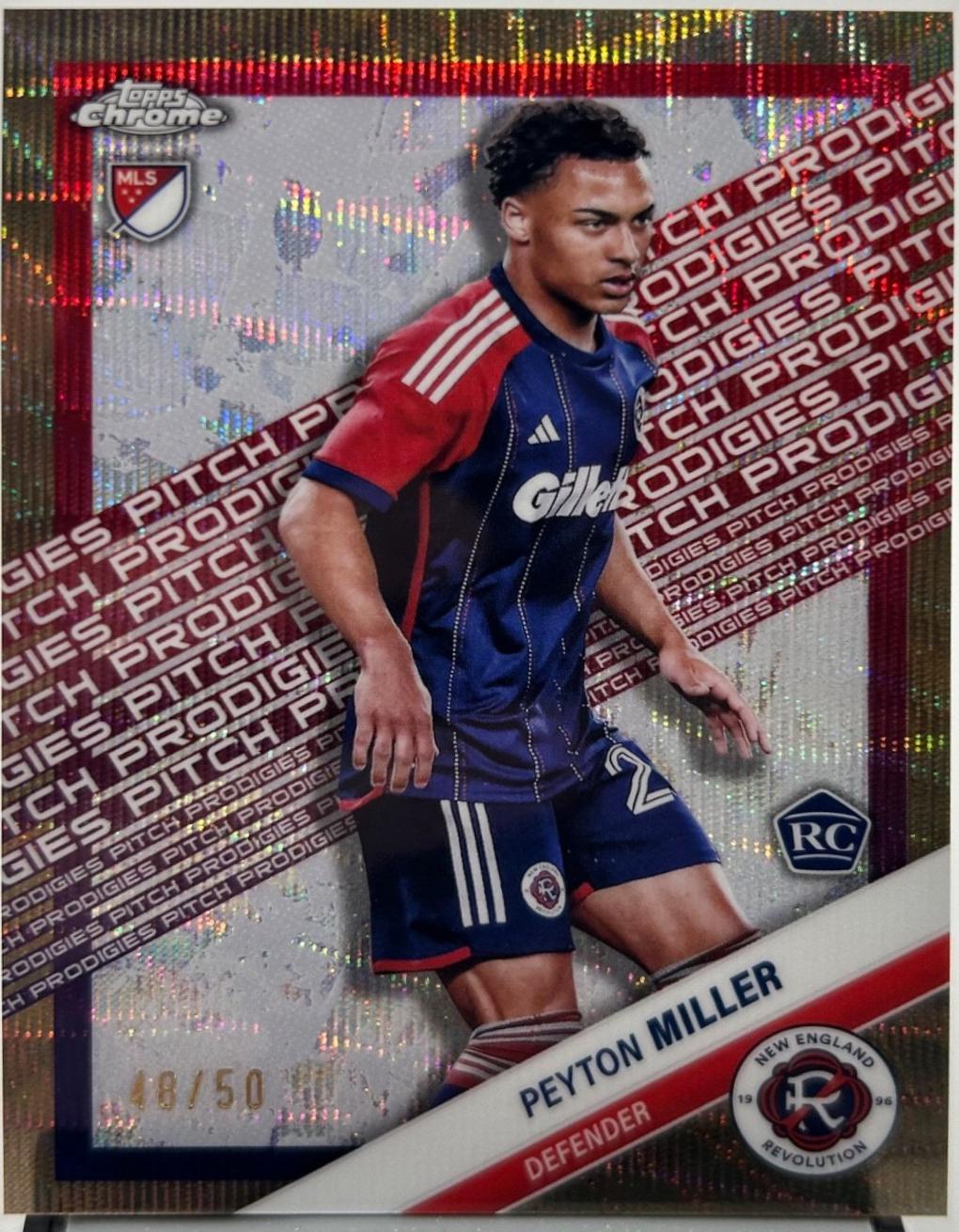 Peyton Miller [Gold Wave Refractor] #185
