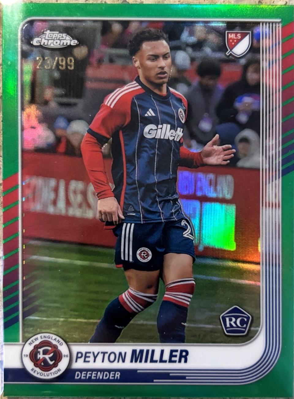 Peyton Miller [Green Refractor] #15