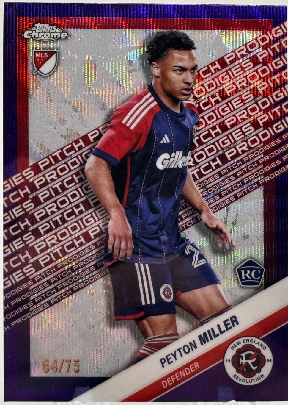 Peyton Miller [Purple Wave Refractor] #185