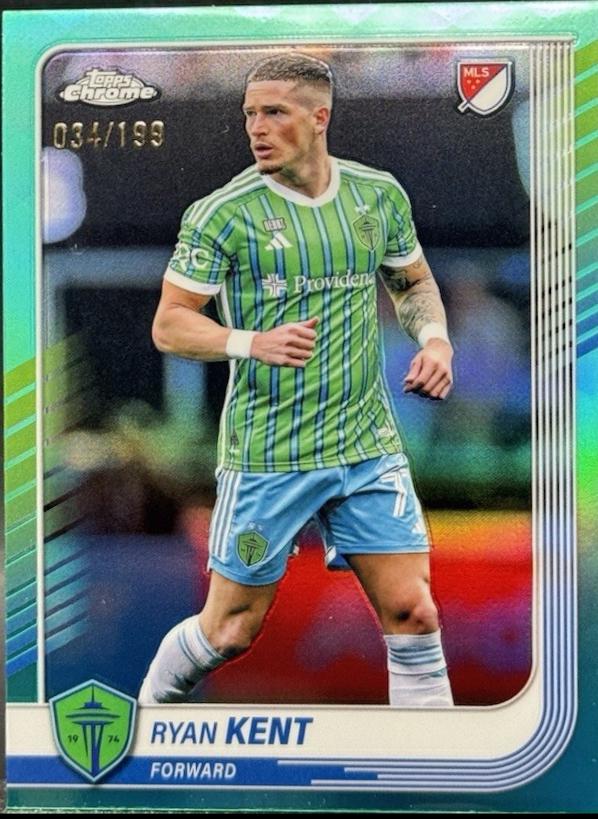 Ryan Kent [Aqua Refractor] #22