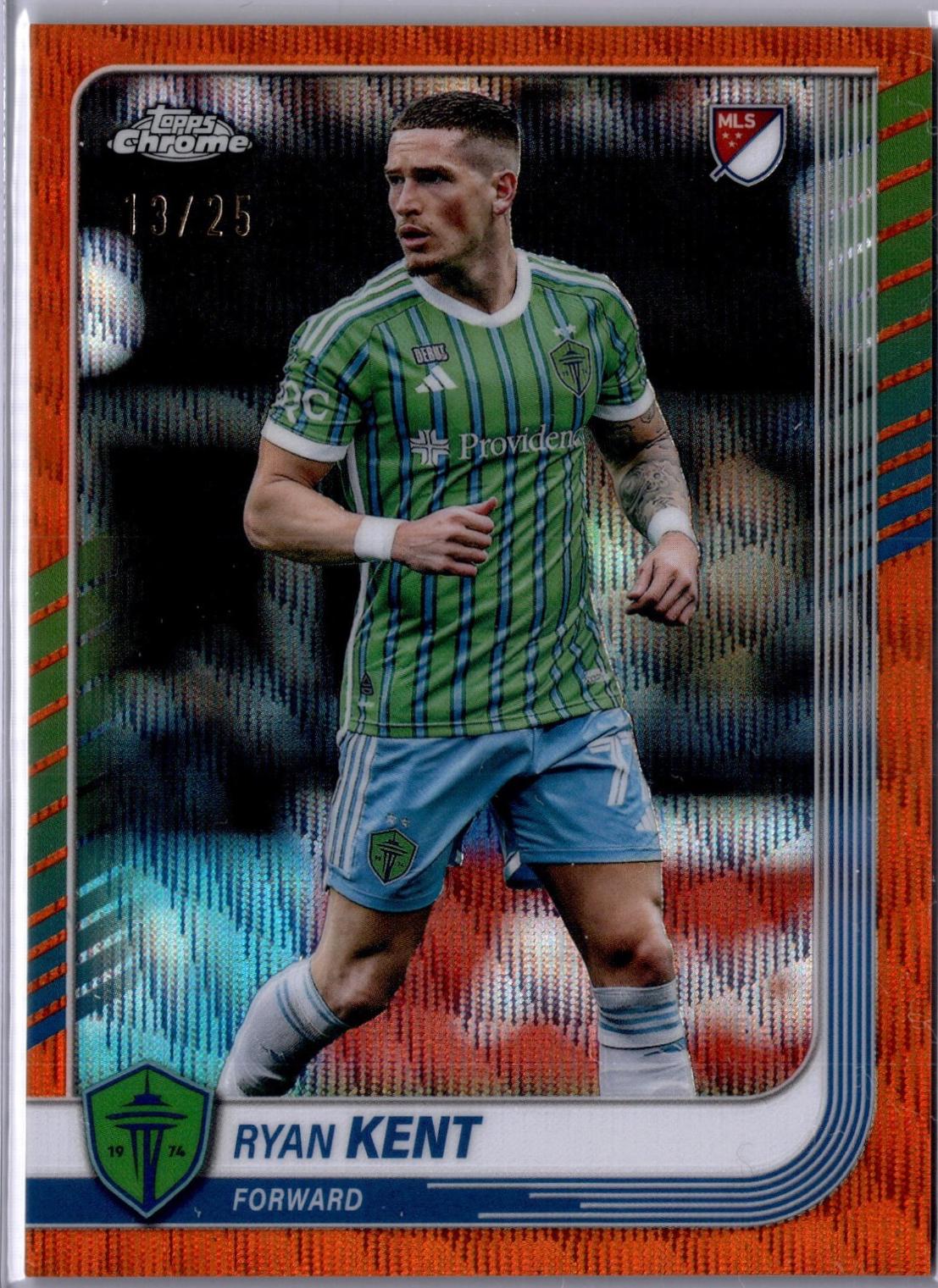 Ryan Kent [Orange Wave Refractor] #22