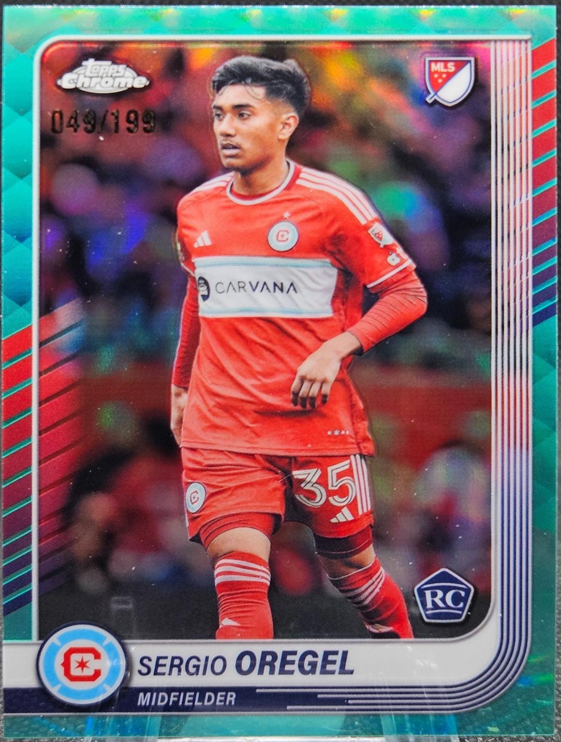Sergio Oregel [Aqua Refractor] #81