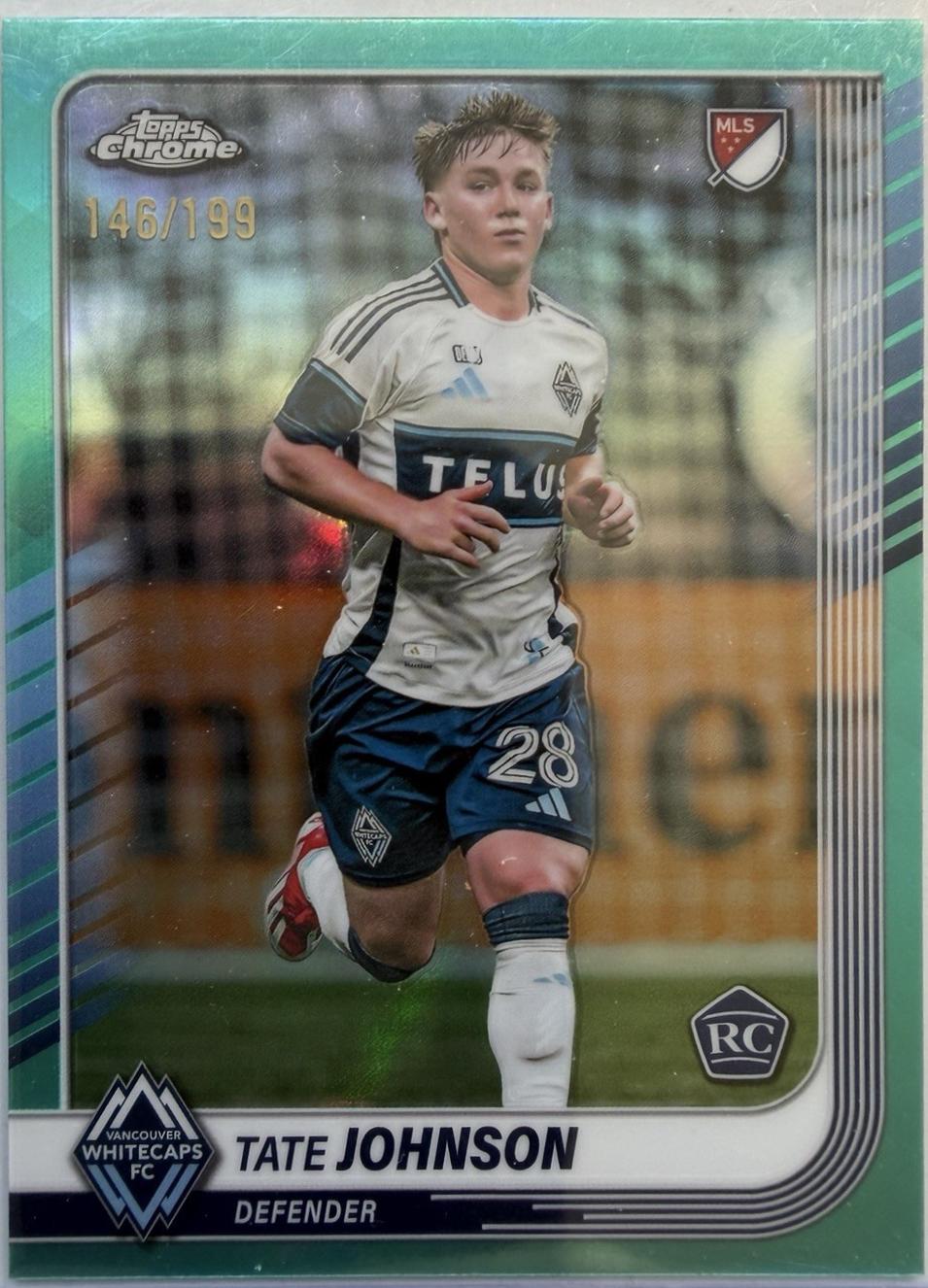 Tate Johnson [Aqua Refractor] #142