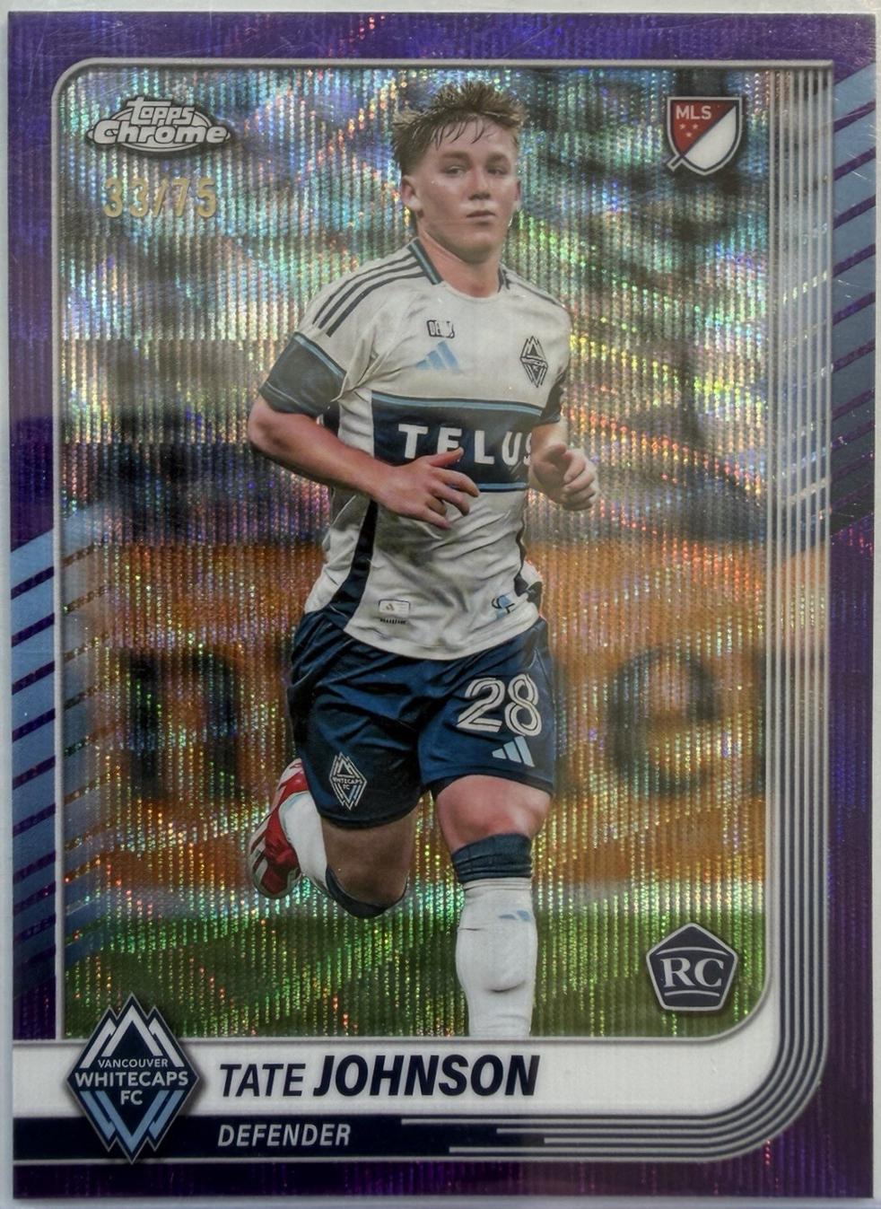 Tate Johnson [Purple Wave Refractor] #142