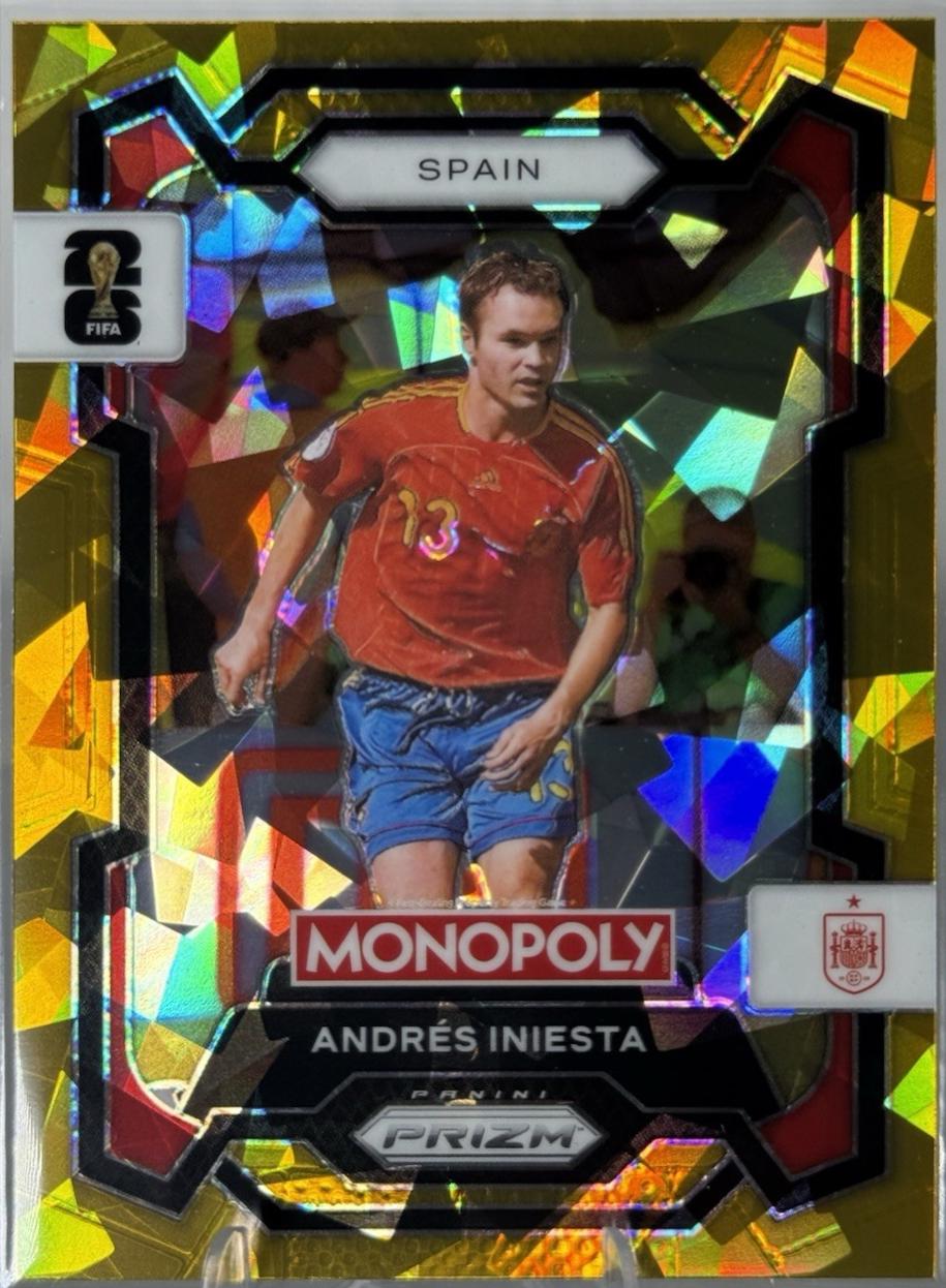 Andres Iniesta [Gold Cracked Ice] #43