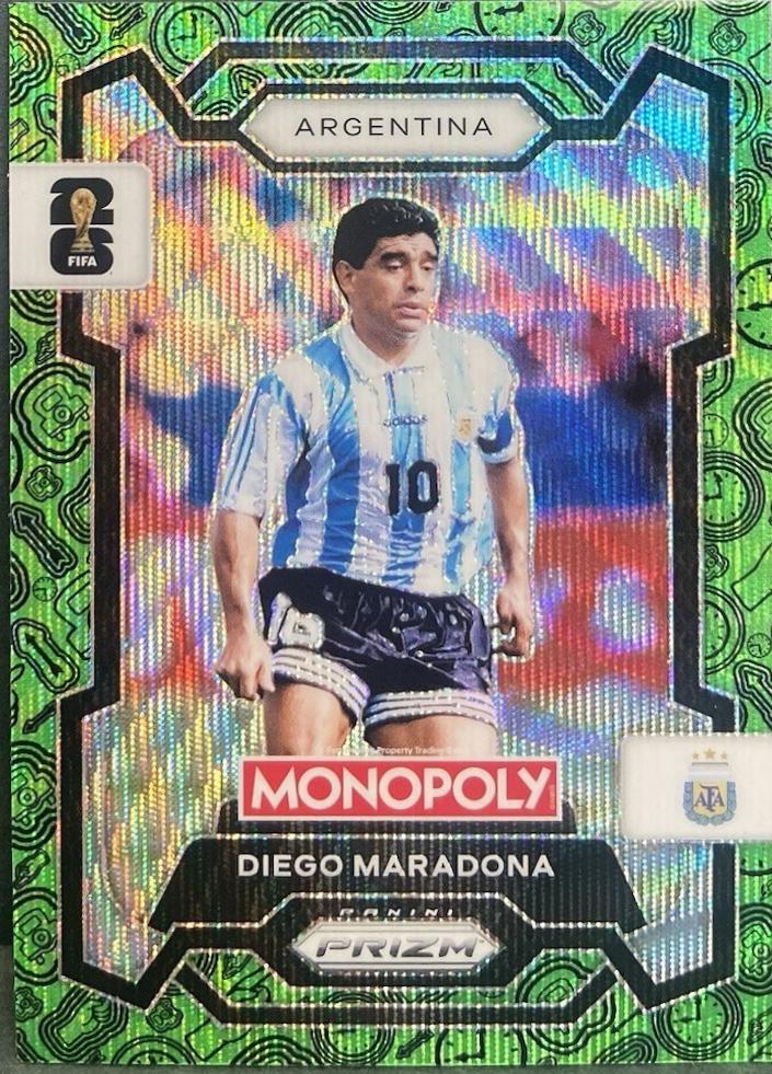 Diego Maradona [Four Corners Green Wave] #3