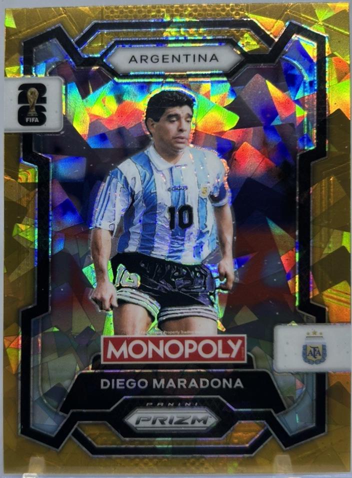 Diego Maradona [Gold Cracked Ice] #3