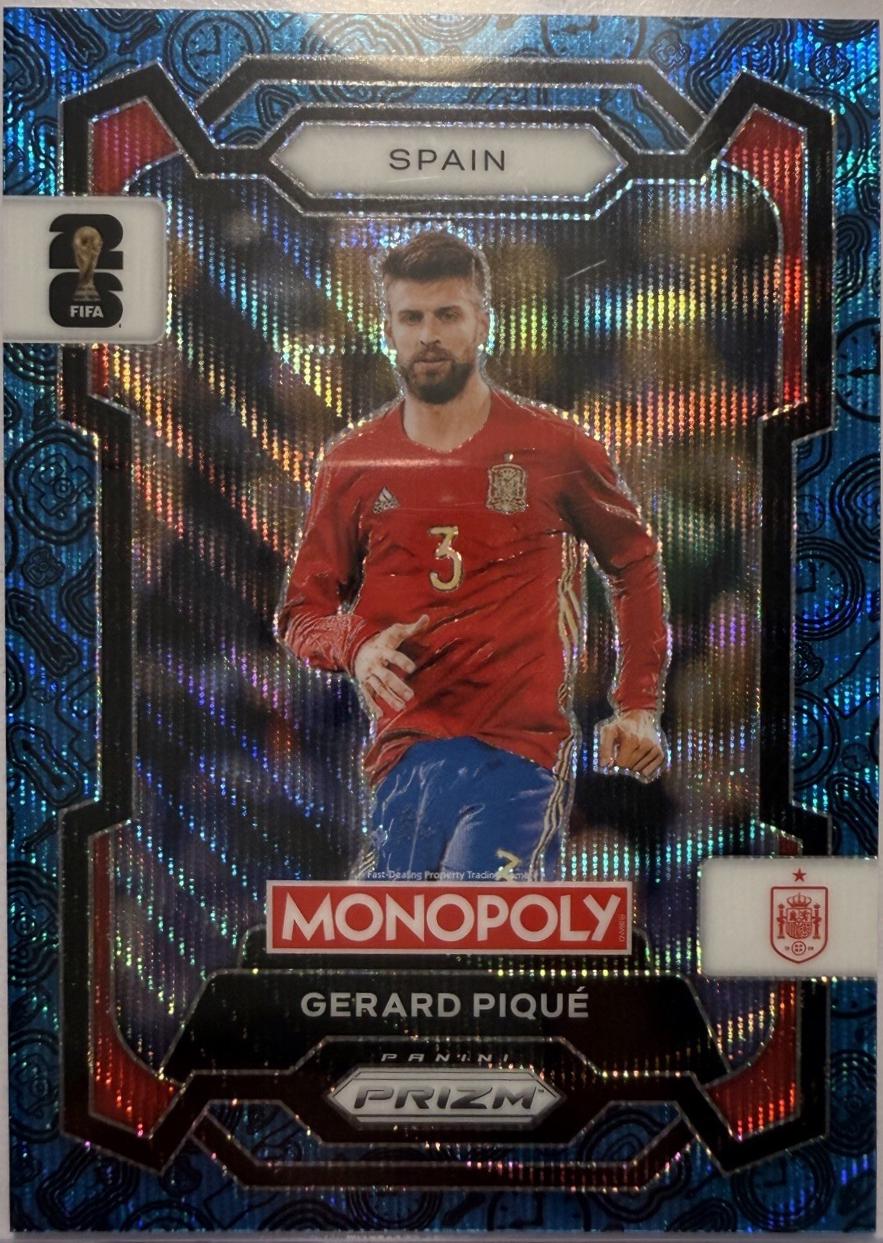 Gerard Pique [Four Corners Blue Wave] #46