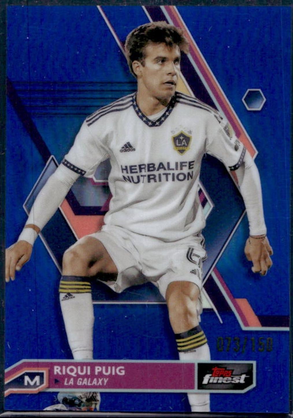Riqui Puig [Blue Refractor] #50