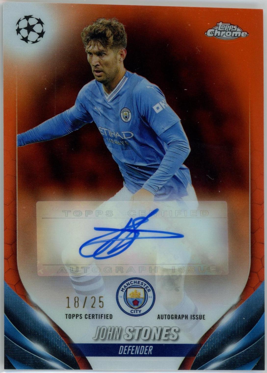 John Stones [Orange Refractor] #CA-JS
