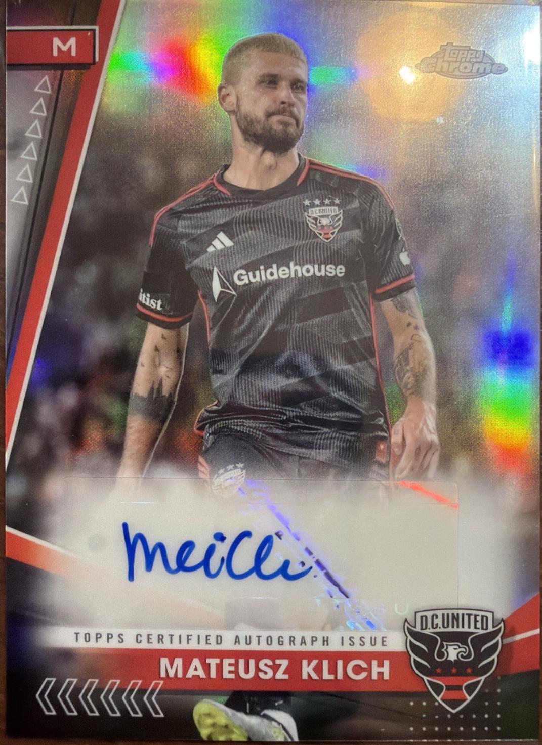 Mateusz Klich [Red Wave Refractor] #CA-MK