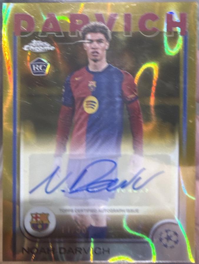 Noah Darvich [Gold Lava Refractor] #CA-ND