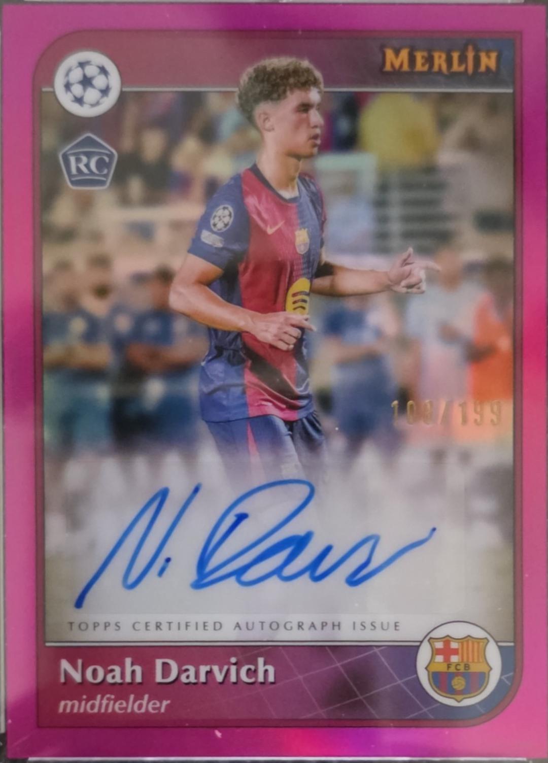 Noah Darvich [Pink Refractor] #CA-ND