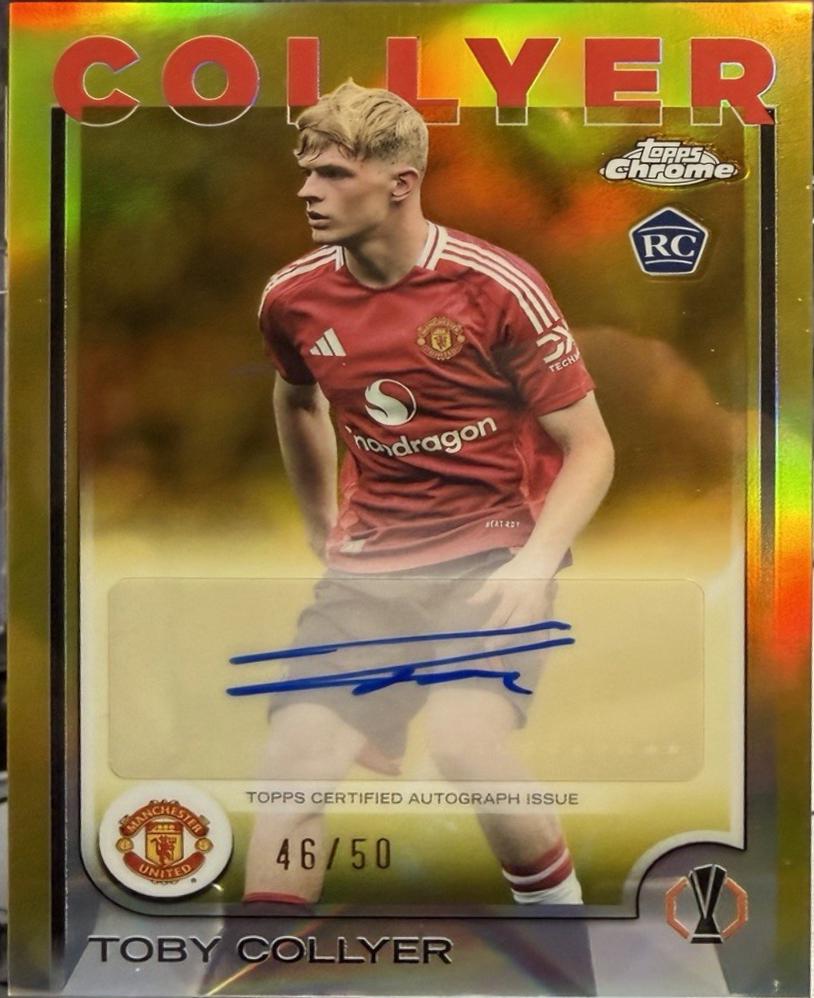 Toby Collyer [Gold Refractor] #CA-TC