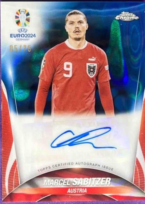 Marcel Sabitzer [Blue Lava Refractor] #CA-MS