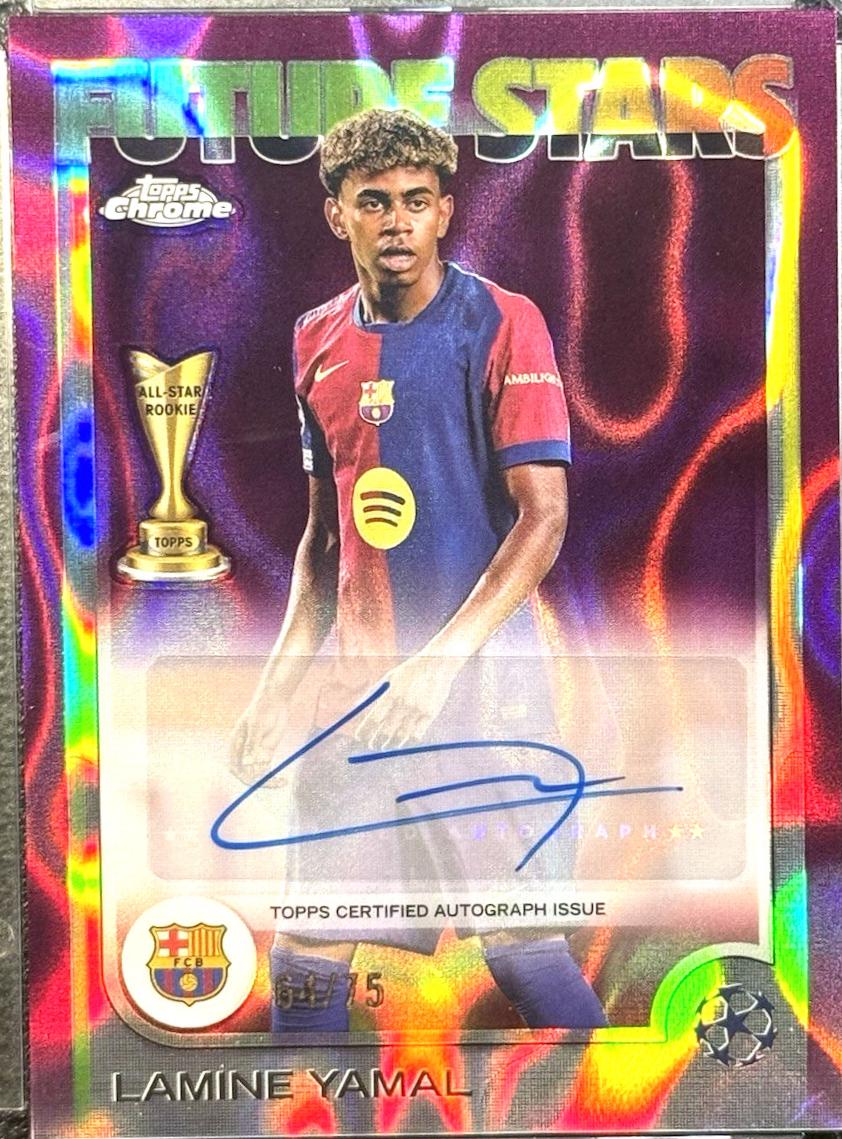 Lamine Yamal [Magenta Lava Refractor] #FSA-LY