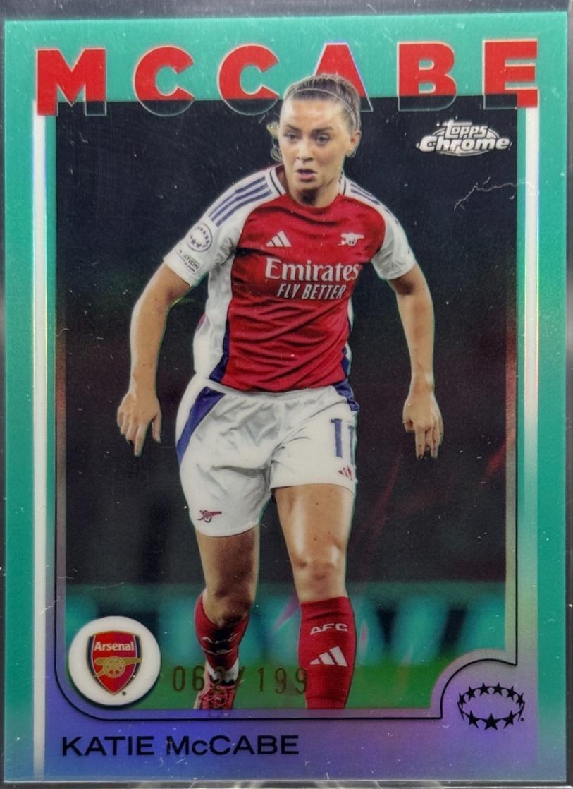 Katie McCabe [Aqua Refractor] #55