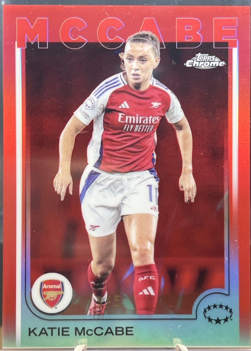 Katie McCabe [Orange Wave Refractor] #55