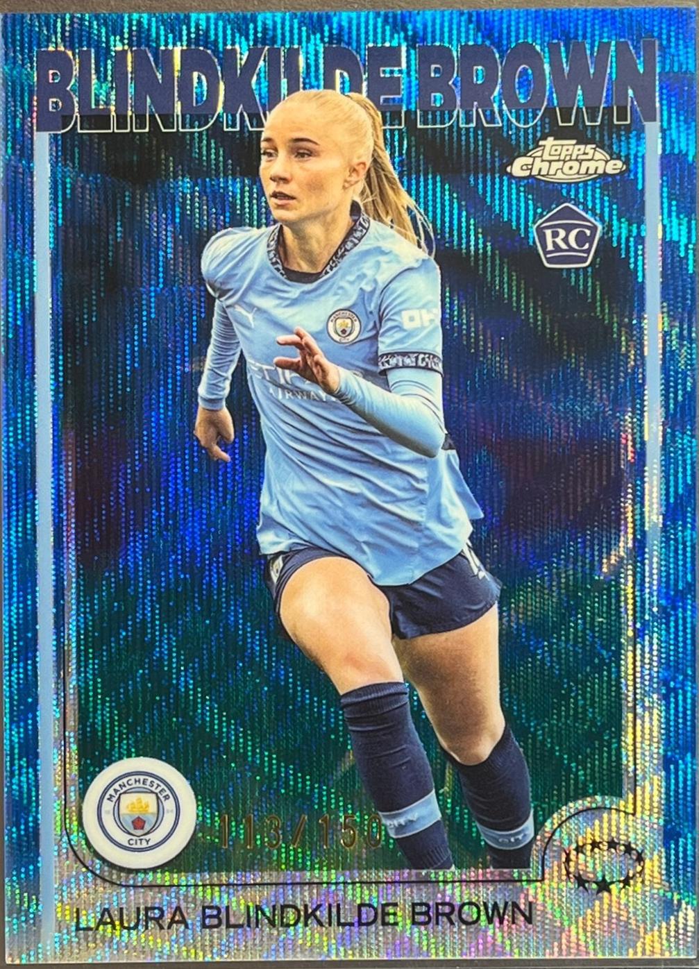 Laura Blindkilde Brown [Blue Wave Refractor] #40
