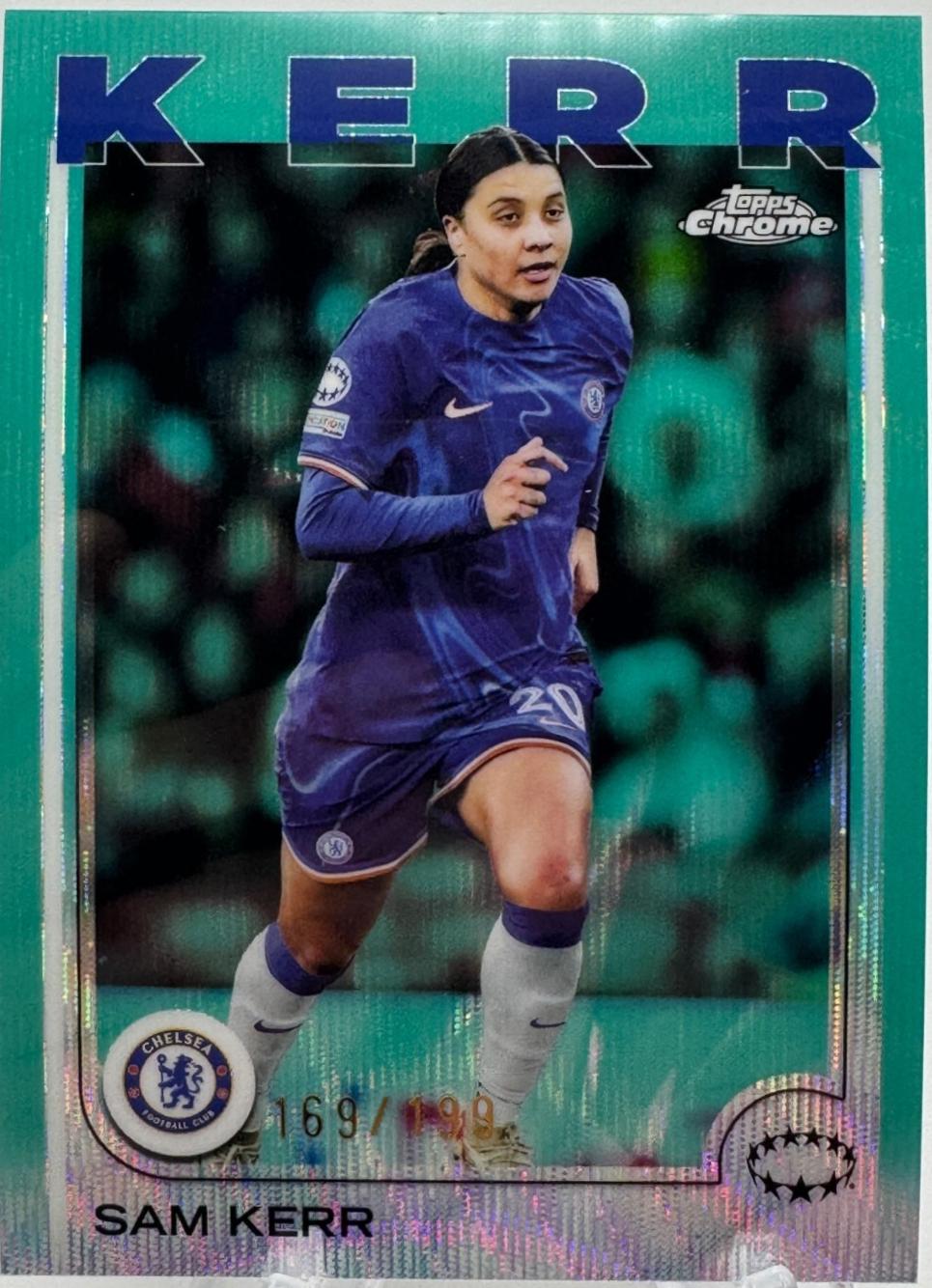 Sam Kerr [Aqua Wave Refractor] #43
