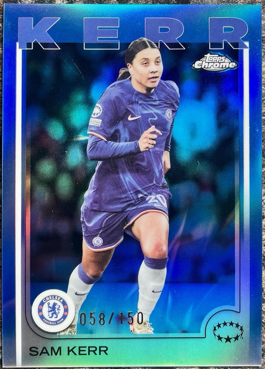 Sam Kerr [Blue Refractor] #43