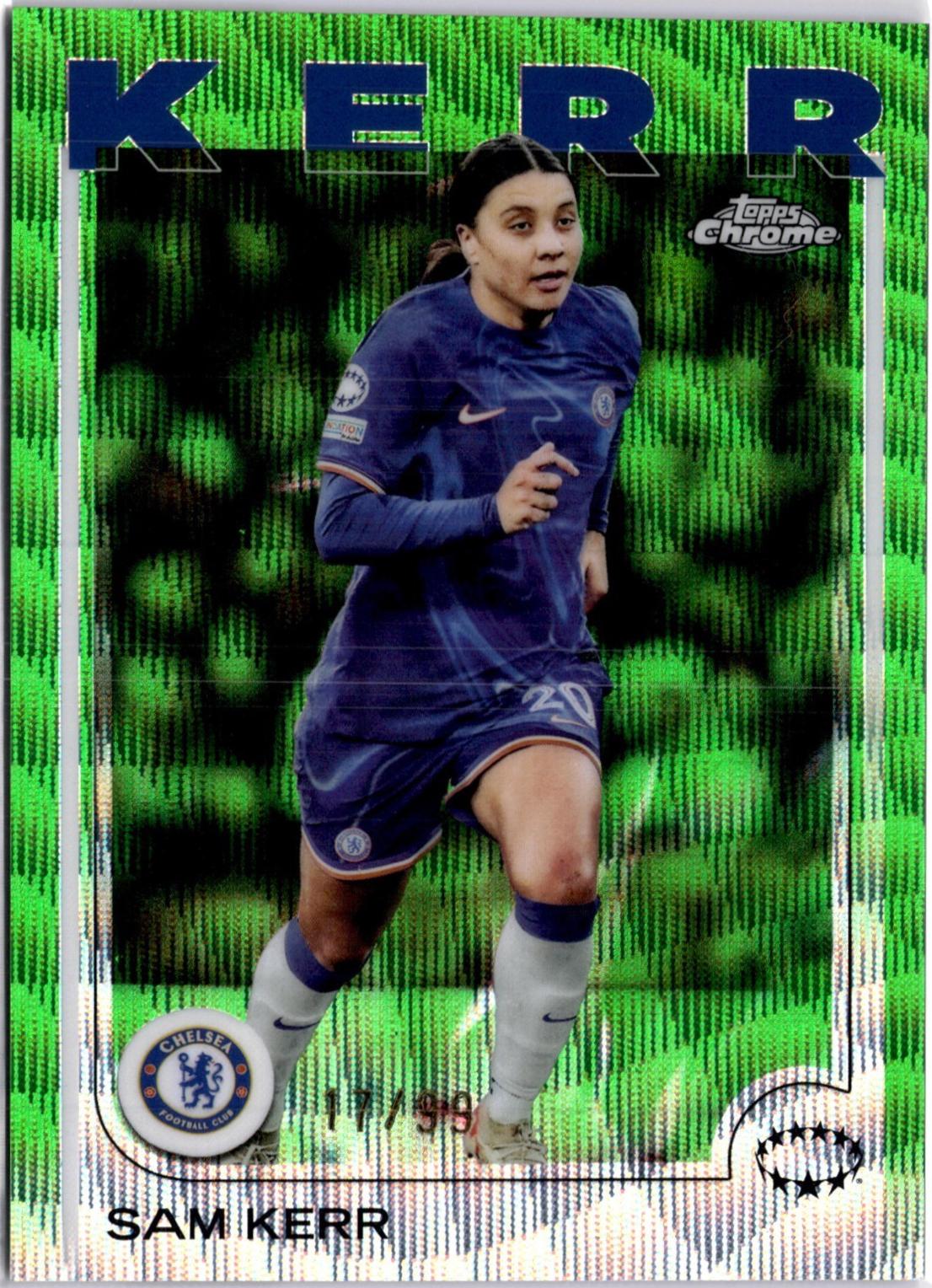 Sam Kerr [Green Wave Refractor] #43