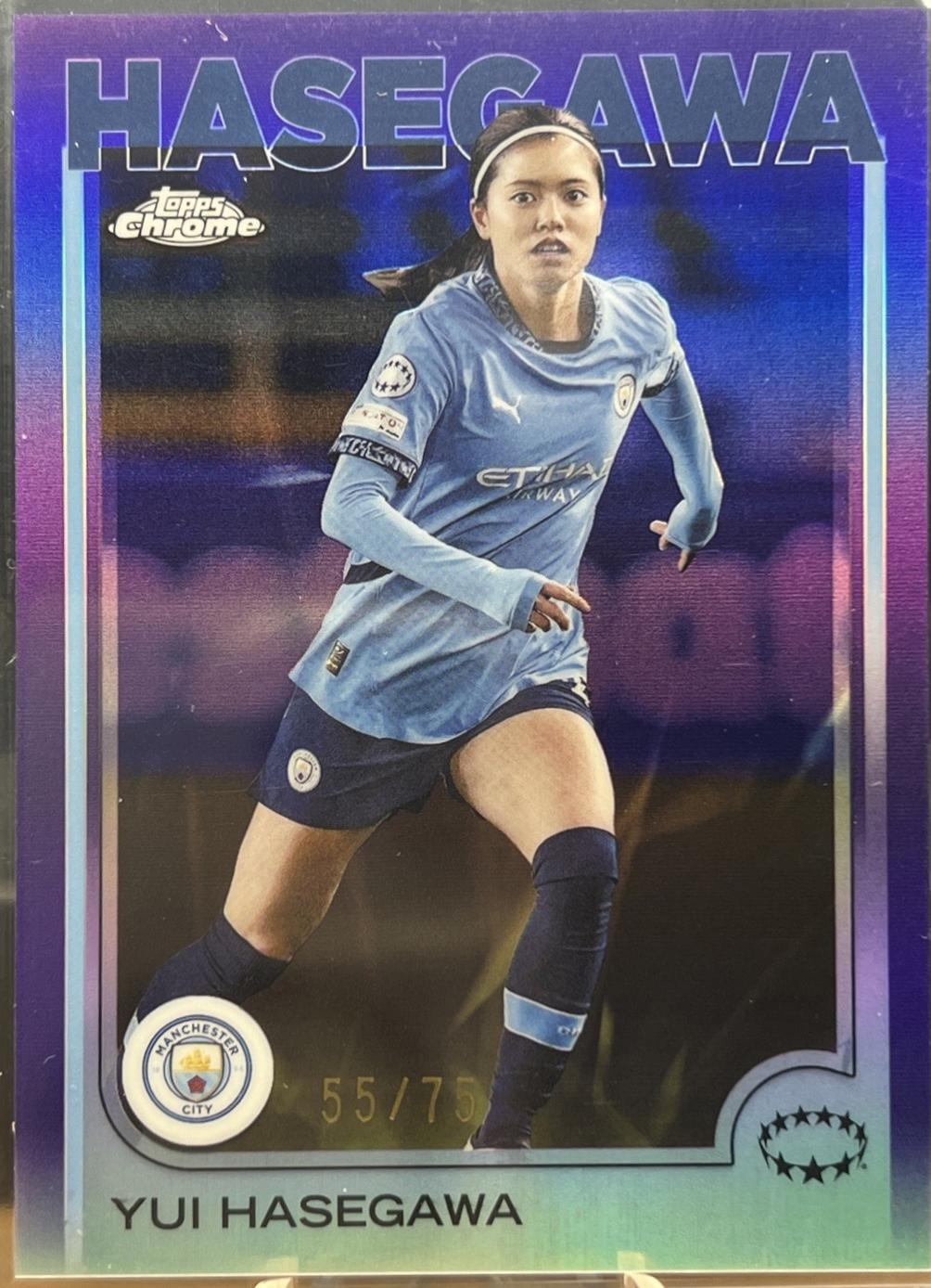 Yui Hasegawa [Purple Refractor] #80