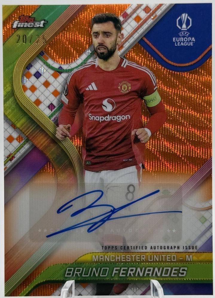Bruno Fernandes [Orange Wave Refractor] #BA-BF