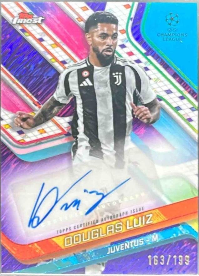 Douglas Luiz [Purple Shimmer Refractor] #BA-DL