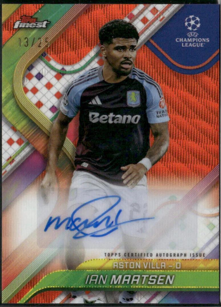 Ian Maatsen [Orange Wave Refractor] #BA-IM