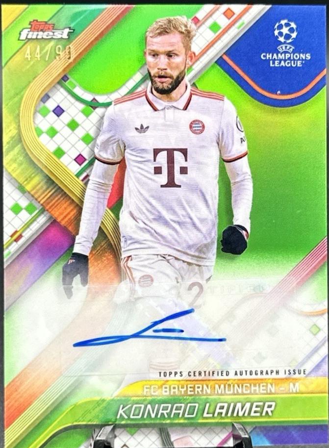 Konrad Laimer [Neon Green Refractor] #BA-KL
