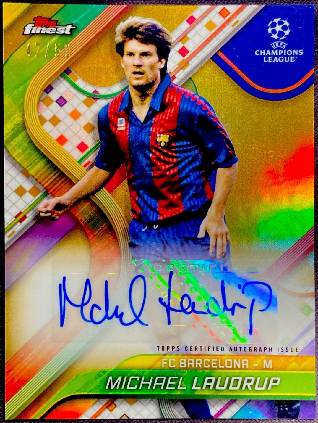 Michael Laudrup [Gold Refractor] #BA-LP