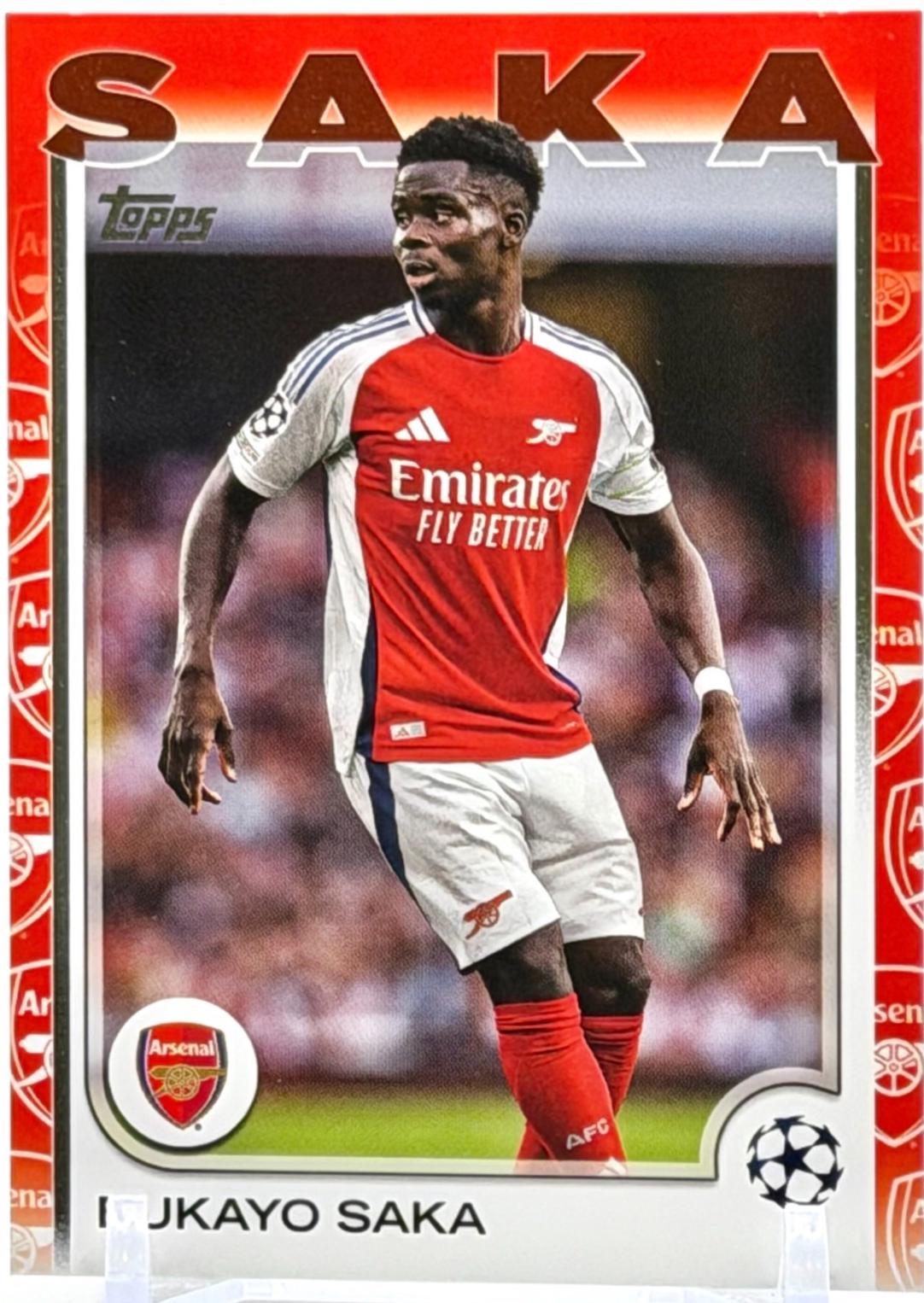 Bukayo Saka [Team Logo Border] #77
